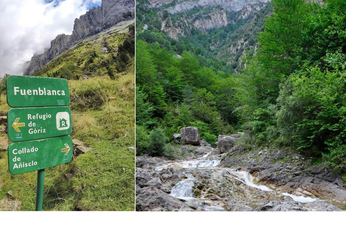 Percorso Cañón de Añisclo a piedi o in auto