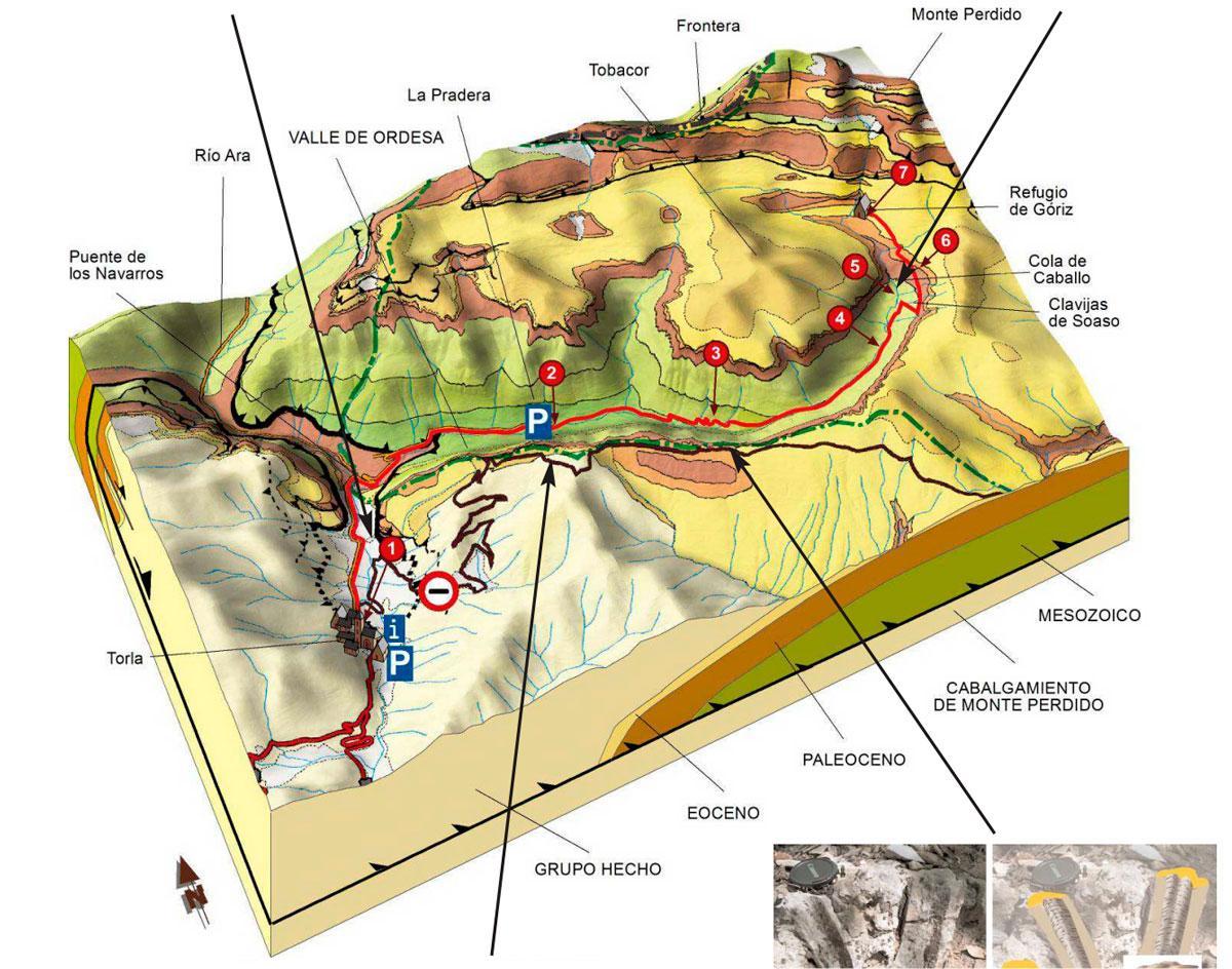 Strati geologici di Ordesa