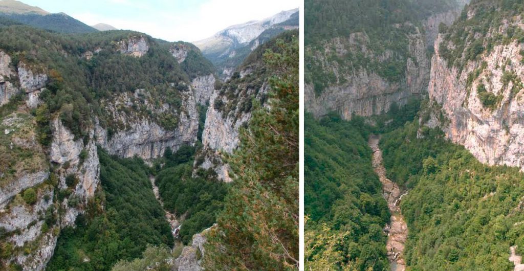 Gargantas de Escuaín en Ordesa y Monte Perdido